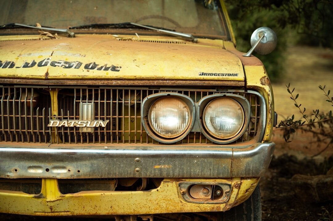 classic car advertisement